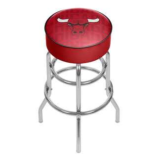 Dallas Mavericks Fade 31 in. Blue Backless Metal Bar Stool with Vinyl Seat