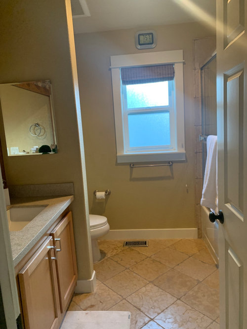 Bathroom Paint color that goes well with travertine tile? c