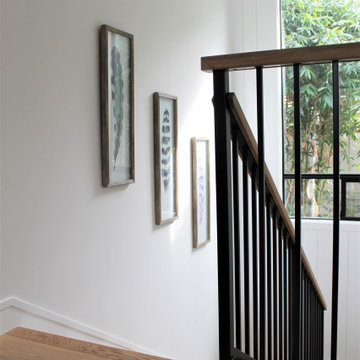 Urban Farmhouse Stairway Railing