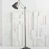Mercana Industrial Floor Lamp With Gray Finish 65127