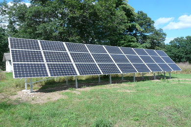 Ground mounted solar array