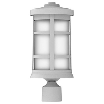 Craftmade Composite Lanterns 1 Light 17" Outdoor Post Mount, White