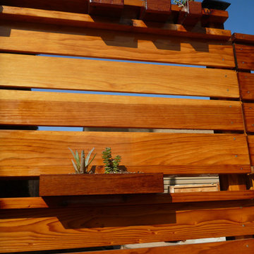 Long Beach Succulent Fence