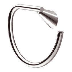 Secret Bath - Secret Bath, Polished Chrome Towel Ring, Nova Collection - Towel Rings