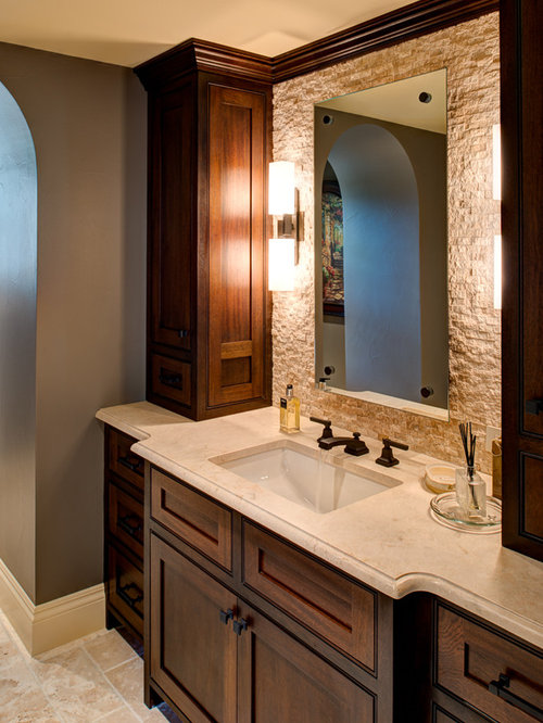 Transitional Powder Room Design Ideas, Renovations ...