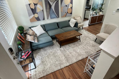 Inspiration for a rustic living room remodel in DC Metro
