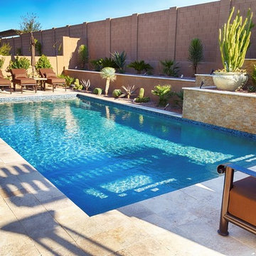 Jacuzzi, Pool, and Grill Backyard