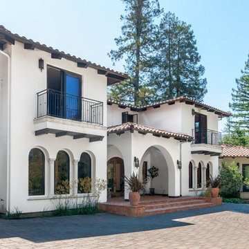 Side View of Mediterranean Exterior