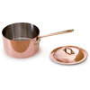 Mauviel M'heritage Copper & Stainless Steel Saucepan & Lid, Bronze Handle, 3.6 q
