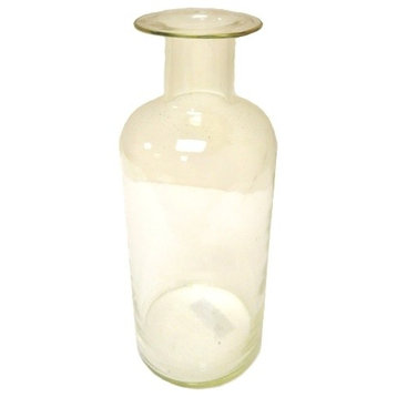 Medicine Jar Glass Vase, 11"