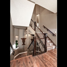 stairs and hardwood