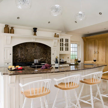 White painted kitchen