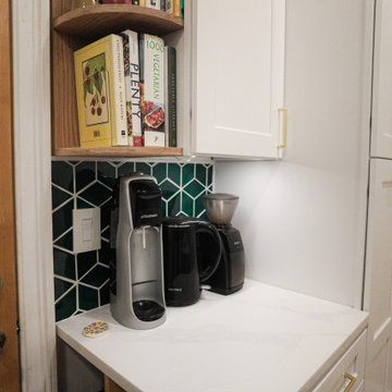 Brooklyn Brownstone Modern Luxury Green Kitchen Remodel