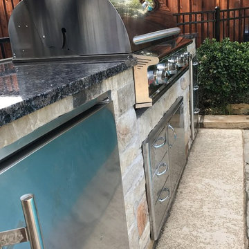 Lean-To Outdoor Kitchen