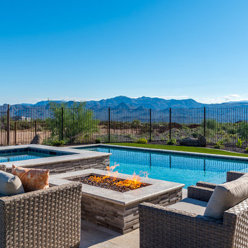 Newly designed pool by presidential builders