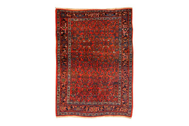 7.2 x 4.5 ft Bidjar tribal antique rug