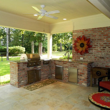French Colonial Patio Kitchen