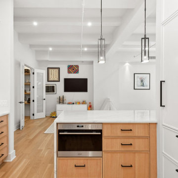 Airy Kitchen and Living Room