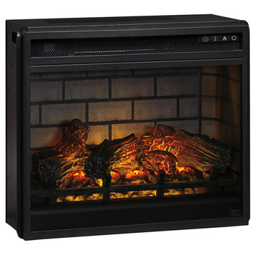Entertainment Accessories 3 Log Electric Infrared Fireplace Insert