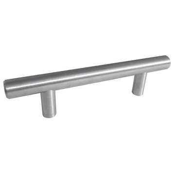 Celeste Bar Pull Cabinet Handle Brushed Nickel Stainless Steel, 19"x24"