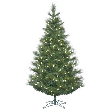 Norway Pine Christmas Tree, 375 LED C7 Warm White, 7.5'x53"