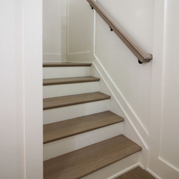 93_Captivating Light Wood Railing System with Black Spindles, Arlington VA 22207