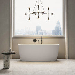 Kurv Freestanding Stone Bath - Baths