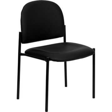 Stackable Steel Side Chair, Navy, 20.75"x23.50"x33.25"