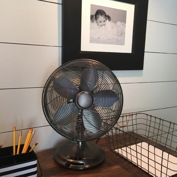 Hallway turned Kid's Homework Area