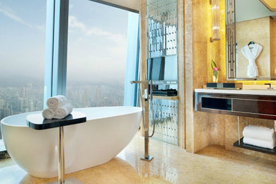 Waterproof Bathroom mirror TV in ST Regis Hotel Shenzhen