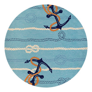 Couristan Outdoor Escape Anchorbend Indoor/Outdoor Area Rug, 7'10 ...