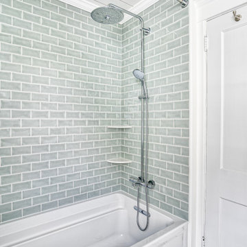 Rutherford NJ - Graceful Green Bathroom