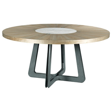 American Drew AD Modern Synergy Concentric Round Dining Table 700-706R