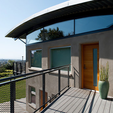 Hillside residence