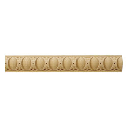 Inviting Home Inc. - Altoona Egg and Dart Carved Wood Panel Molding - Molding And Trim