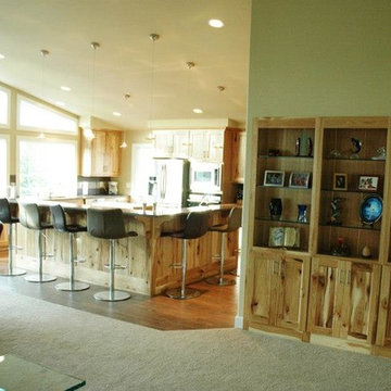 Customer Photos: Rustic Hickory with Reverse Raised Panel Doors