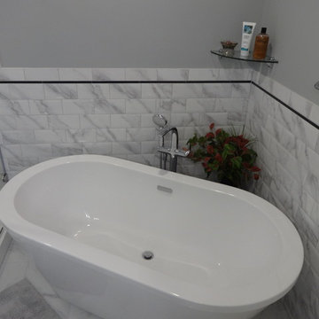 Sleek Modern Master Bathroom