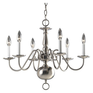 Progress Lighting Americana Six-Light Chandelier, P4356-09 ...