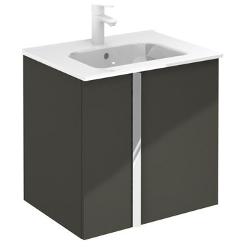 Unit 24" Onix 2 D Anthacite With Basin
