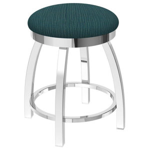 Dwba Backless Vanity Stool Bench With Chrome Metal Legs Contemporary Vanity Stools And Benches By Agm Home Store Houzz