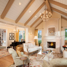 Raked Ceiling for Living room