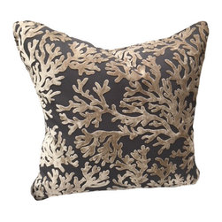 Velvet Coral Pillow - Decorative Pillows