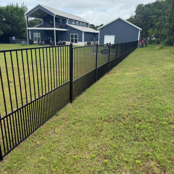 WROUGHT IRON FENCE - POTTSBORO, TX