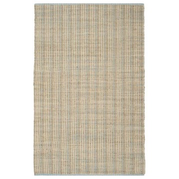 Unique Area Rug, Rectangle Design With Braided Stripe Pattern, Natural/11' X 15'