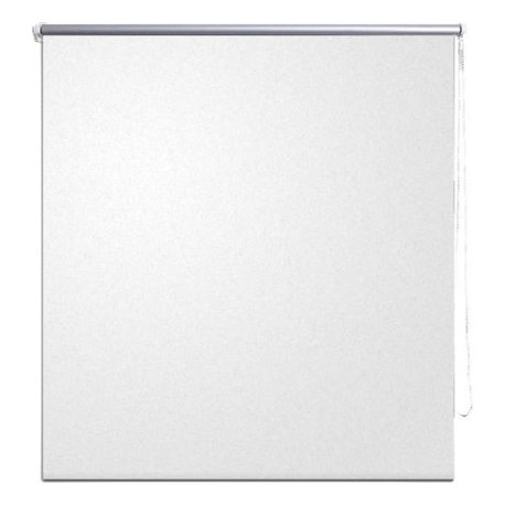 vidaXL Roller Blind Window Shade with Pull Cord Roll up Blackout Blind White