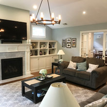 family room vaulted ceiling