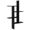 Danya B. Cantilever Cubby Wall Shelf – Horizontal or Vertical, Black