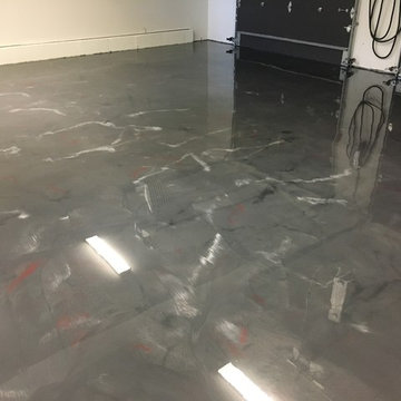 Oil, Cracks, Uneven Floor, Cold Weather, Unhappy Client