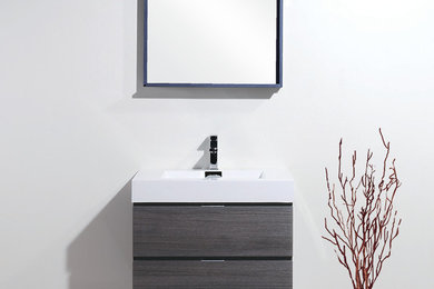 Bliss 30"  Wall Mount Modern Bathroom Vanity