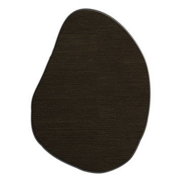 Flagstone Chocolate Wool Rug, 2'6"x8'